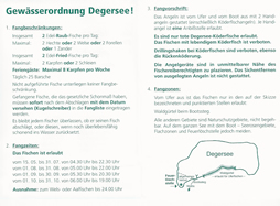 Gewässerordnung Degersee